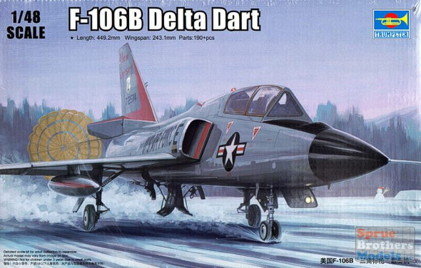 TRP02892 1:48 Trumpeter F-106B Delta Dart