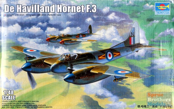 TRP02894 1:48 Trumpeter De Havilland Hornet F.3