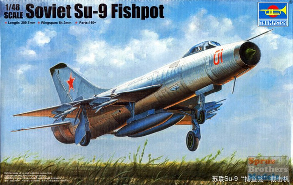 TRP02896 1:48 Trumpeter Soviet Su-9 Fishpot