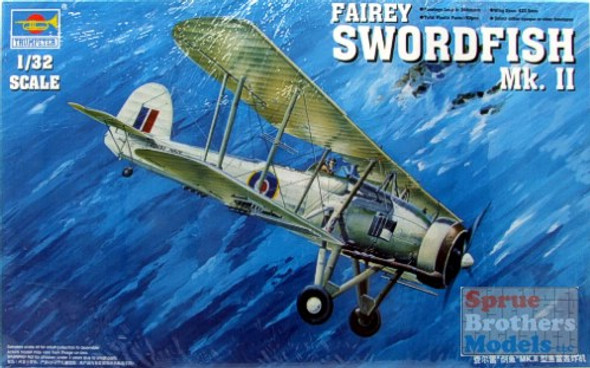 TRP03208 1:32 Trumpeter Fairey Swordfish Mk.II WWII Biplane