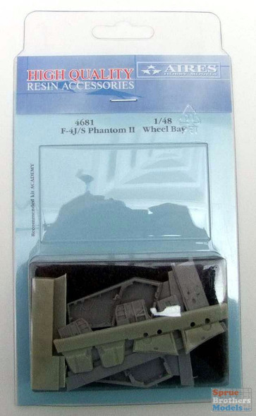 ARS4681 1:48 Aires F-4J F-4S Phantom II Wheel Bay Set (ACA kit)