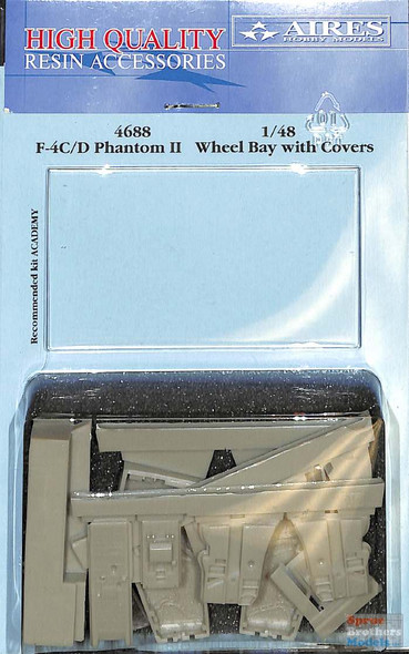 ARS4688 1:48 Aires F-4C F-4D Phantom II Wheel Bay Set (ACA kit)