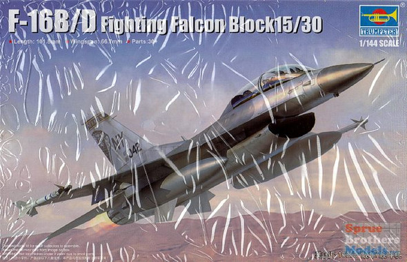 TRP03920 1:144 Trumpeter F-16B F-16D Fighting Falcon Block 15/30
