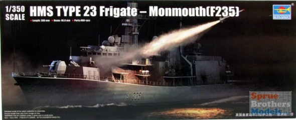 TRP04547 1:350 Trumpeter HMS Type 23 Frigate Monmouth F235