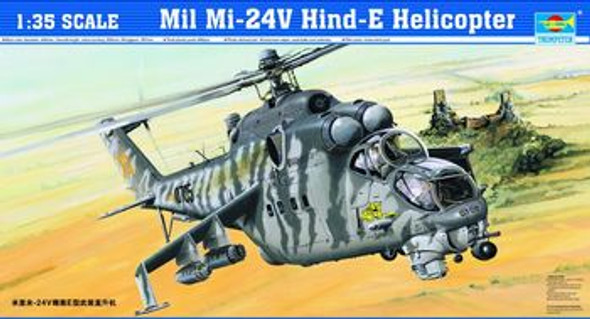 TRP05103 1:35 Trumpeter Mil Mi-24W Hind E Helicopter #5103