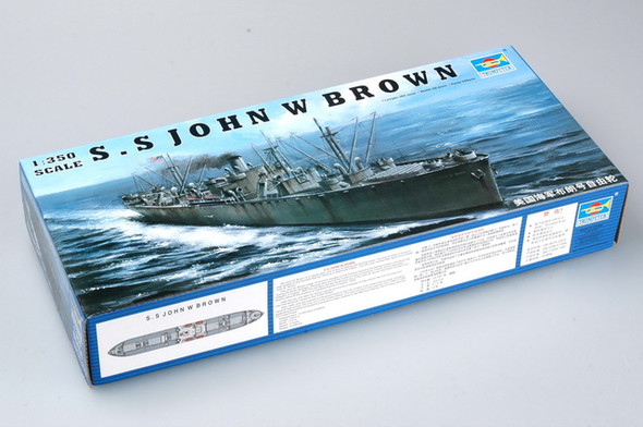 TRP05308 1:350 Trumpeter WWII Liberty Ship SS John W Brown #5308