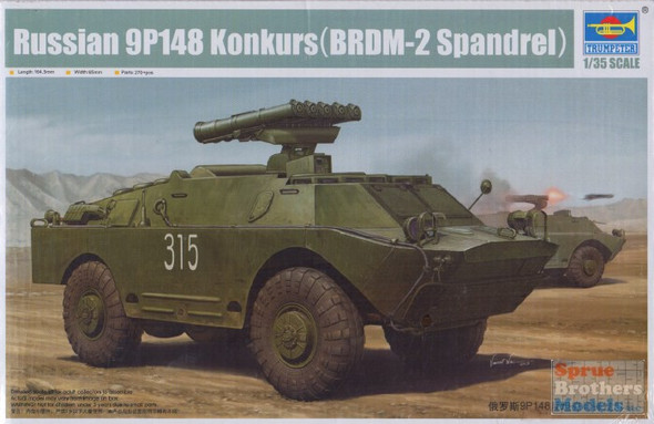 TRP05515 1:35 Trumpeter Russian 9P148 Konkurs / BRDM-2 Spandrel