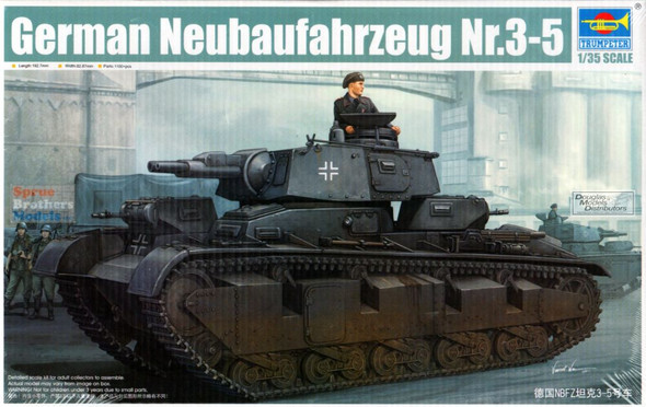 TRP05529 1:35 Trumpeter German Neubaufahrzeug Nr.3-5