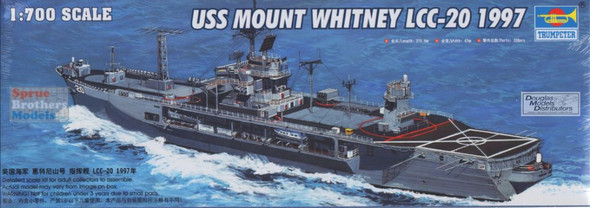 TRP05719 1:700 Trumpeter USS Mount Whitney LCC-20 1997