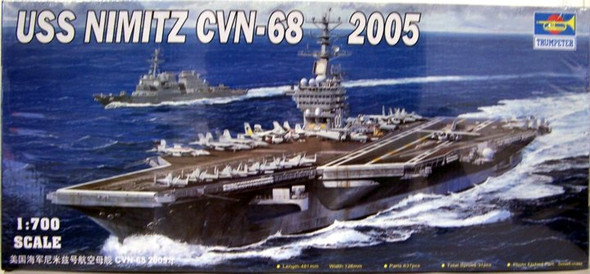 TRP05739 1:700 Trumpeter USS Nimitz CVN-68 2005 #5739