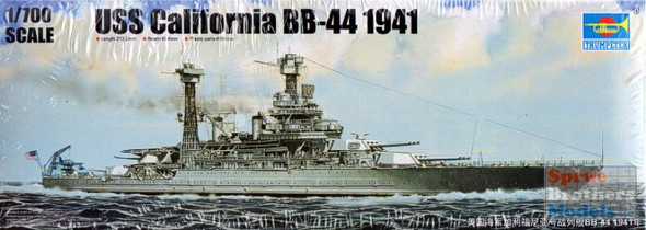 TRP05783 1:700 Trumpeter USS California BB-44 1941