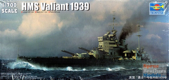 TRP05796 1:700 Trumpeter HMS Valiant 1939