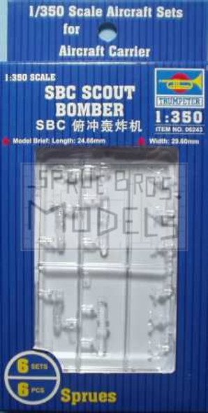 TRP06243 1:350 Trumpeter SBC Scout Bomber Set #6243