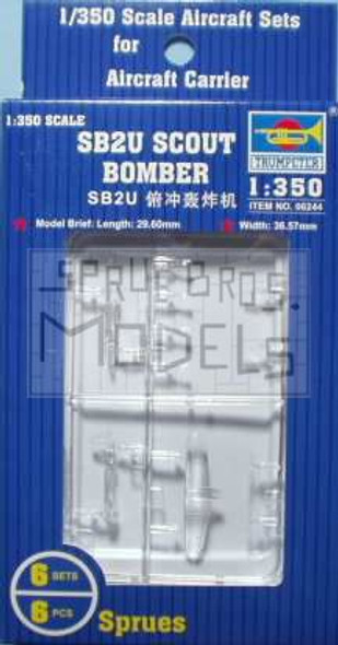 TRP06244 1:350 Trumpeter SB2U Scout Bomber Set #6244