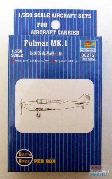 TRP06275 1:350 Trumpeter Fulmar Mk.I (6pcs)