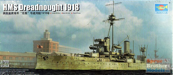 TRP06706 1:700 Trumpeter HMS Dreadnought 1918