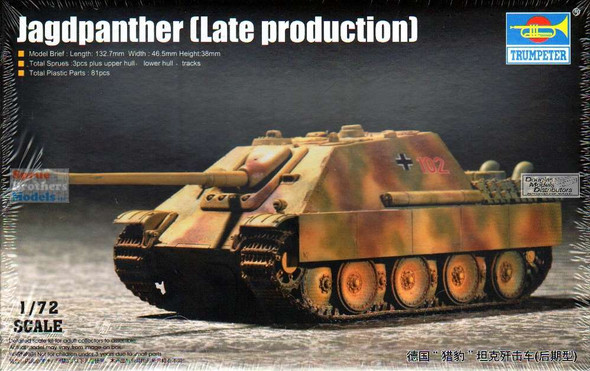 TRP07272 1:72 Trumpeter Jagdpanther Late Production