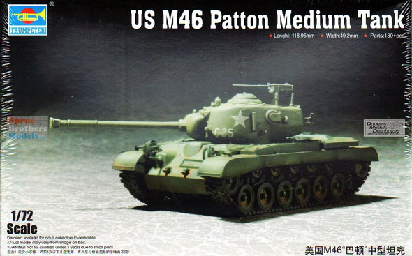 TRP07288 1:72 Trumpeter US M46 Patton