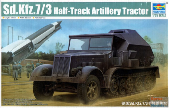 TRP09537 1:35 Trumpeter Sd.Kfz.7/3 Half-Track Artillery Tractor