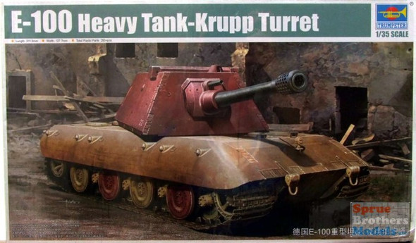 TRP09543 1:35 Trumpeter E-100 Heavy Tank with Krupp Turret