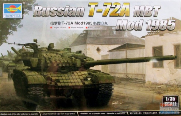 TRP09548 1:35 Trumpeter Russian T-72A MBT Mod 1985