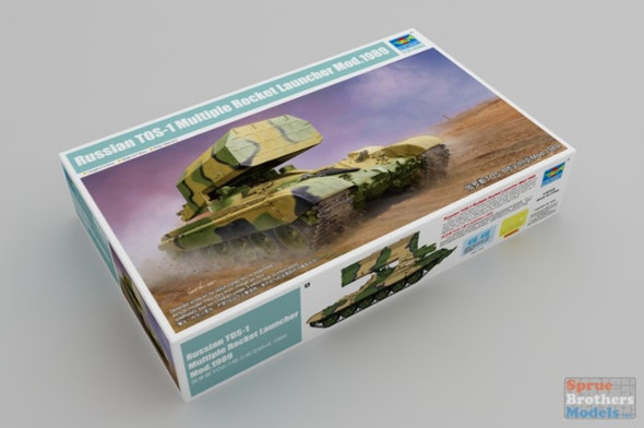 TRP09560 1:35 Trumpeter Russian TOS-1 Multiple Rocket Launcher Mod 1989