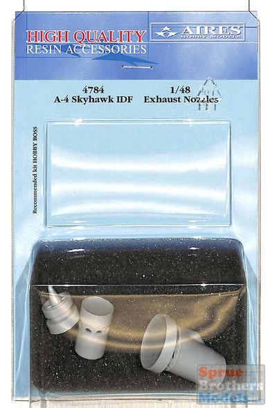 ARS4784 1:48 Aires A-4 Skyhawk IDF Exhaust Nozzles (HBS kit)