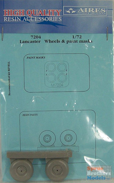 ARS7204 1:72 Aires Lancaster Wheel & Paint Mask Set (REV kit) #7204