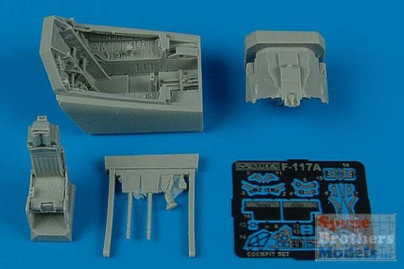 ARS7229 1:72 Aires F-117A Nighthawk Cockpit Set (ACA kit) #7229