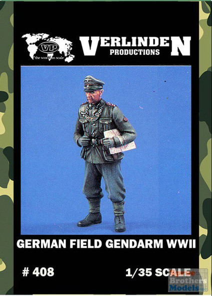 VERN0408 1:35 Verlinden German Feld Gendarm WW2 Figure