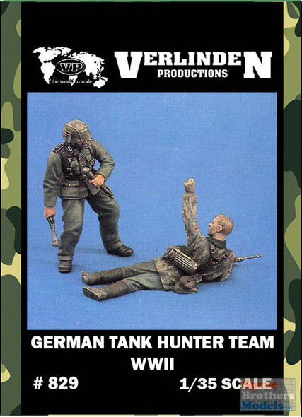 VERN0829 1:35 Verlinden German Tank Hunter Team WW2