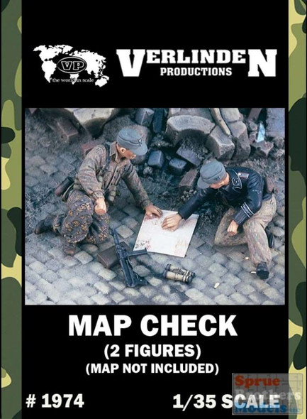 VERN1974 1:35 Verlinden 'Map Check' Figure Set (2 figures)
