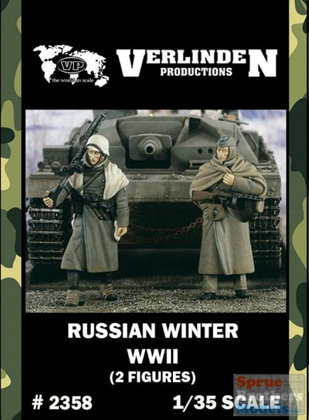 VERN2358 1:35 Verlinden Russian Winter WW2 Figure Set (2 figures)