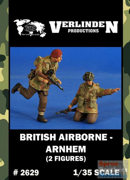 VERN2629 1:35 Verlinden British Airborne-Arnhem Figure Set (2 figures)