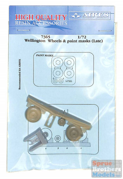 ARS7365 1:72 Aires Wellington Wheels & Paint Masks (AFX kit)