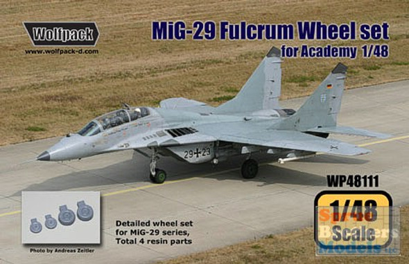 WPD48111 1:48 Wolfpack MiG-29 Fulcrum Wheel Set (ACA kit) #48111