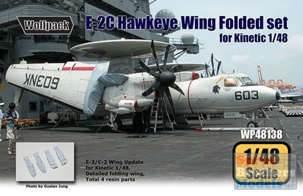 WPD48138 1:48 Wolfpack E-2C Hawkeye Wing Fold Set (KIN kit) #48138