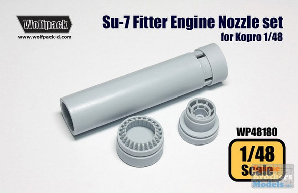 WPD48180 1:48 Wolfpack Sukhoi Su-7 Fitter Engine Nozzle Set (KOP kit)