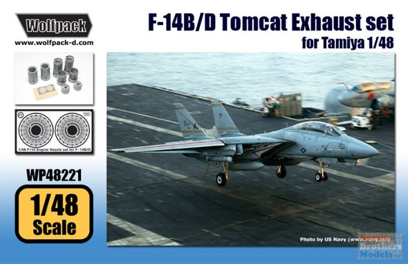 WPD48221 1:48 Wolfpack F-14B F-14D Tomcat Exhaust Set (TAM kit)