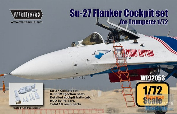 WPD72053 1:72 Wolfpack Su-27 Flanker Cockpit Set (TRP kit) #72053