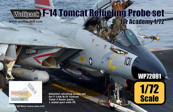 WPD72091 1:72 Wolfpack F-14 Tomcat Refueling Probe Set (ACA kit)