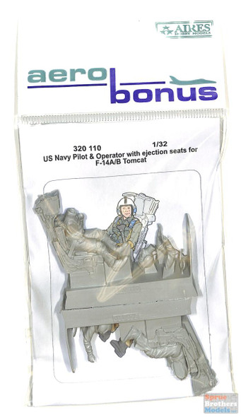 ARSAB320110 1:32 AeroBonus F-14A F-14B Tomcat US Navy Pilot & Operator with Ejection Seats