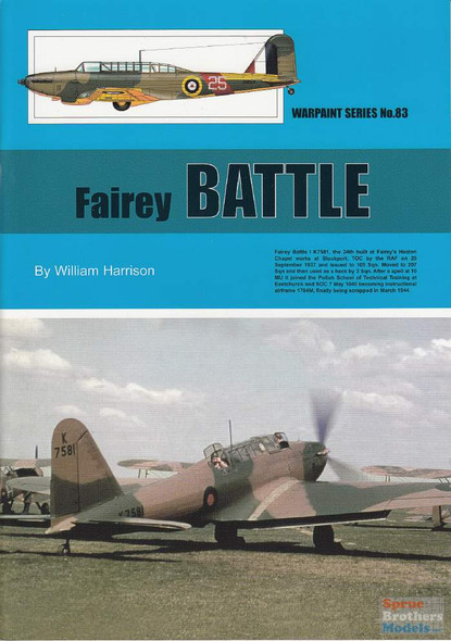 WPT083 Warpaint Books - Fairey Battle