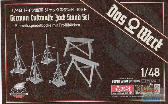 ZKMA29554 1:48 Zoukei-Mura - German Luftwaffe Jack Stand Set