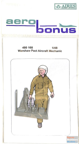 ARSAB480168 1:48 AeroBonus Warsaw Pact Aircraft Mechanic #4