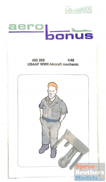 ARSAB480208 1:48 AeroBonus USAAF WW2 Aircraft Mechanic Figure