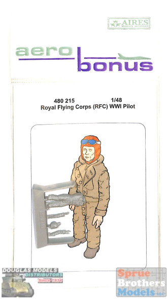ARSAB480215 1:48 AeroBonus Royal Flying Corps (RFC) WW1 Pilot Figure