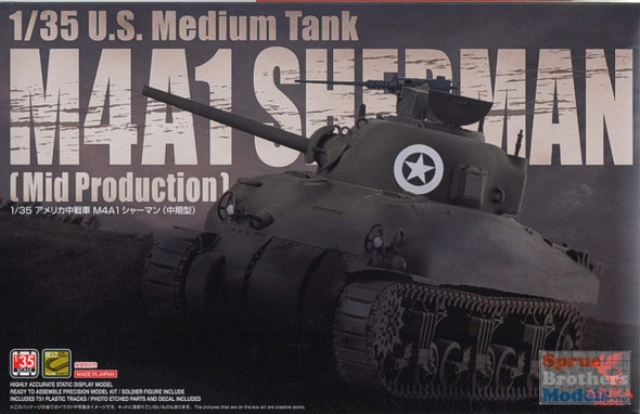 ASU35010 1:35 Asuka US Medium Tank M4A1 Sherman (Mid Production)
