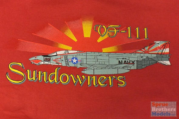 CAMSSVF111-RED-M VF-111 Sundowners Sweatshirt (Red-Medium)