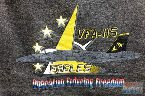 CAMSSVFA115-GRY-XL VFA-115 Eagles Sweatshirt (Gray-X-Large)